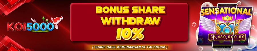 koi5000 bonus share wd